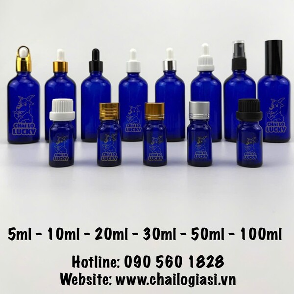 Chai mỹ phẩm thủy tinh